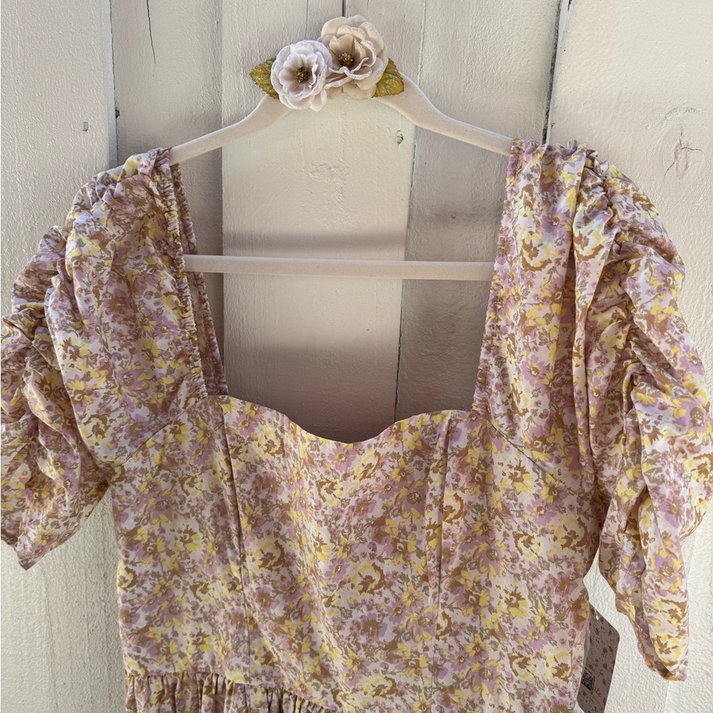 Free People Boho floral maxi dress